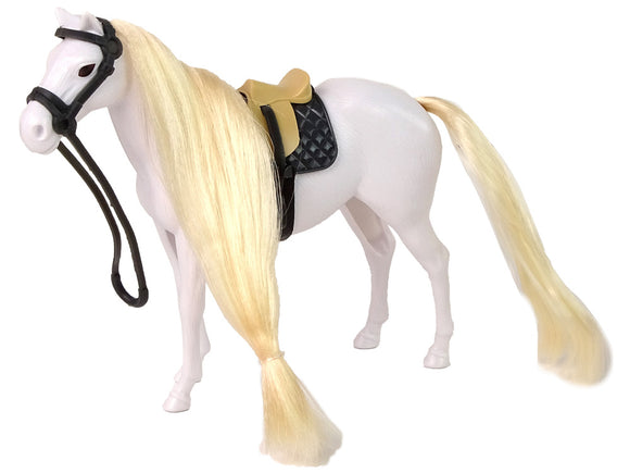 Ensemble de figurines d'écurie de ferme peignant des accessoires pour chevaux