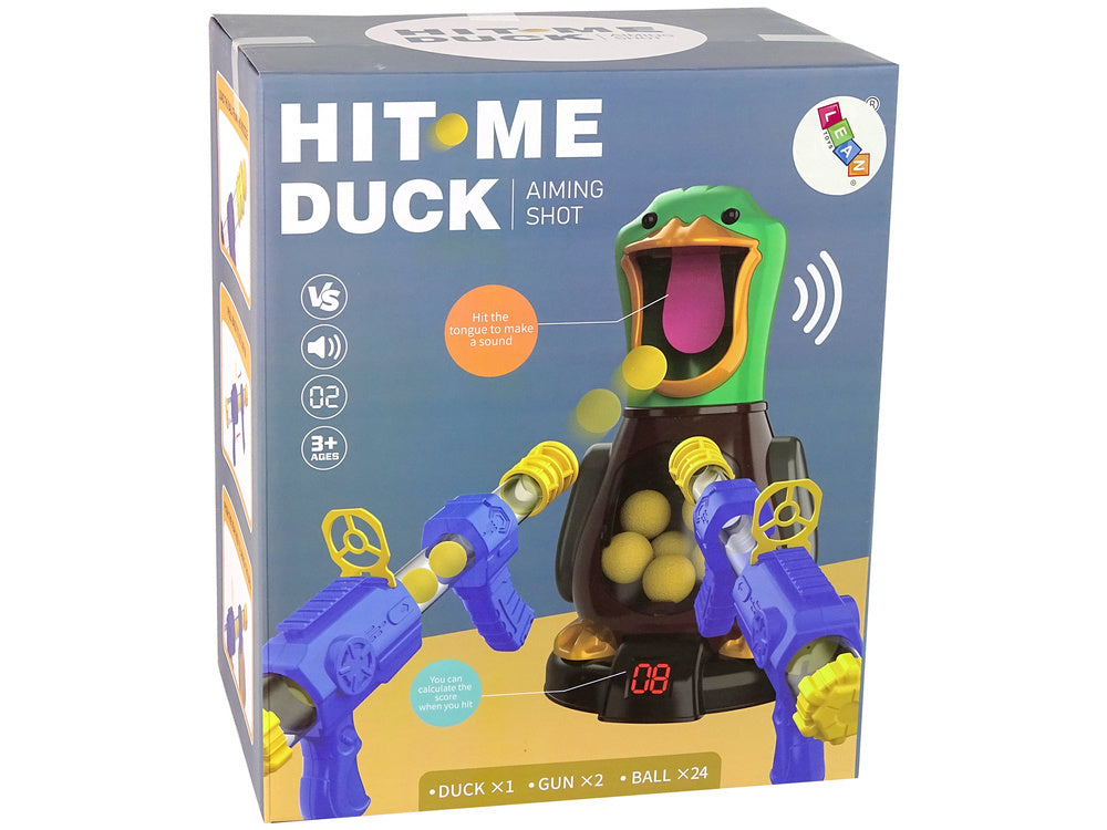 Jeu d'arcade de tir au canard avec armes et balles souples
