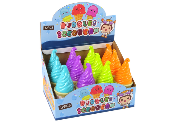Bulles de savon glacées 4 couleurs 80 ml