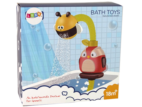 Jouet de bain hibou douche abeille