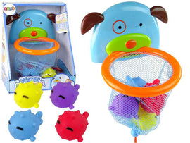 Jouet de bain Mini Basketball Dog Poisson en caoutchouc