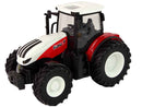 Agricultural Tractor 1:24 Remote Controlled R/C Pilot Farm White Red