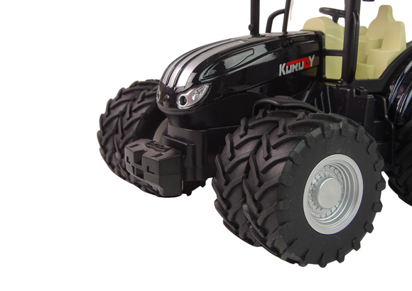 Remote controlled tractor R/C Black 2.4G Metal