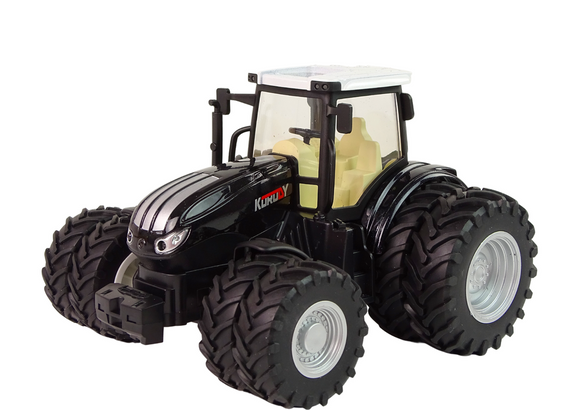 Remote controlled tractor R/C Black 2.4G Metal