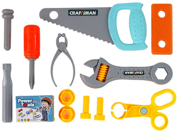 Kit de bricolage dans une boîte à outils pour enfants