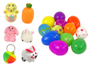 Ensemble d'œufs de pâques fidget toys avec sac et lapin