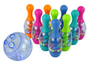 Skill Game Bowling With Balls Iridescent Ball Stand-2