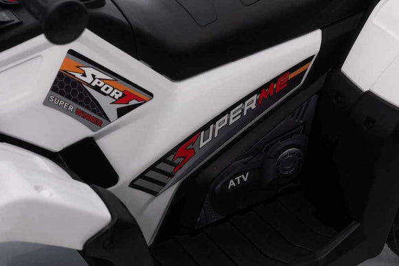 Electric Ride On Quad JC915 White