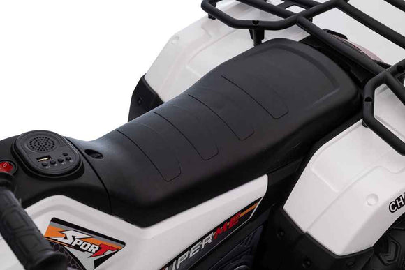 Electric Ride On Quad JC915 White