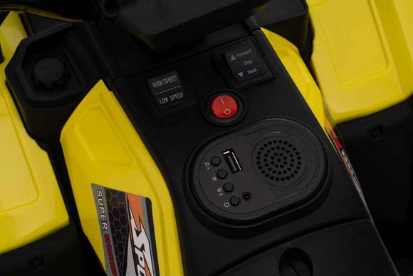 Electric Ride On Quad JC915 Yellow