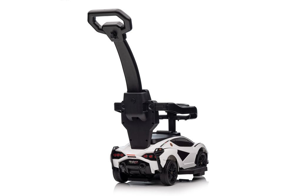 Lamborghini QLS-996T Ride-on With Pusher White