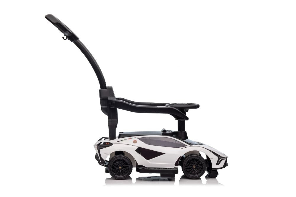 Lamborghini QLS-996T Ride-on With Pusher White