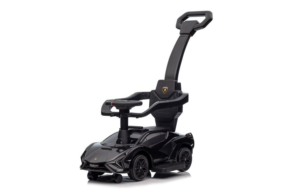 Lamborghini QLS-996T Ride-on With Pusher Black