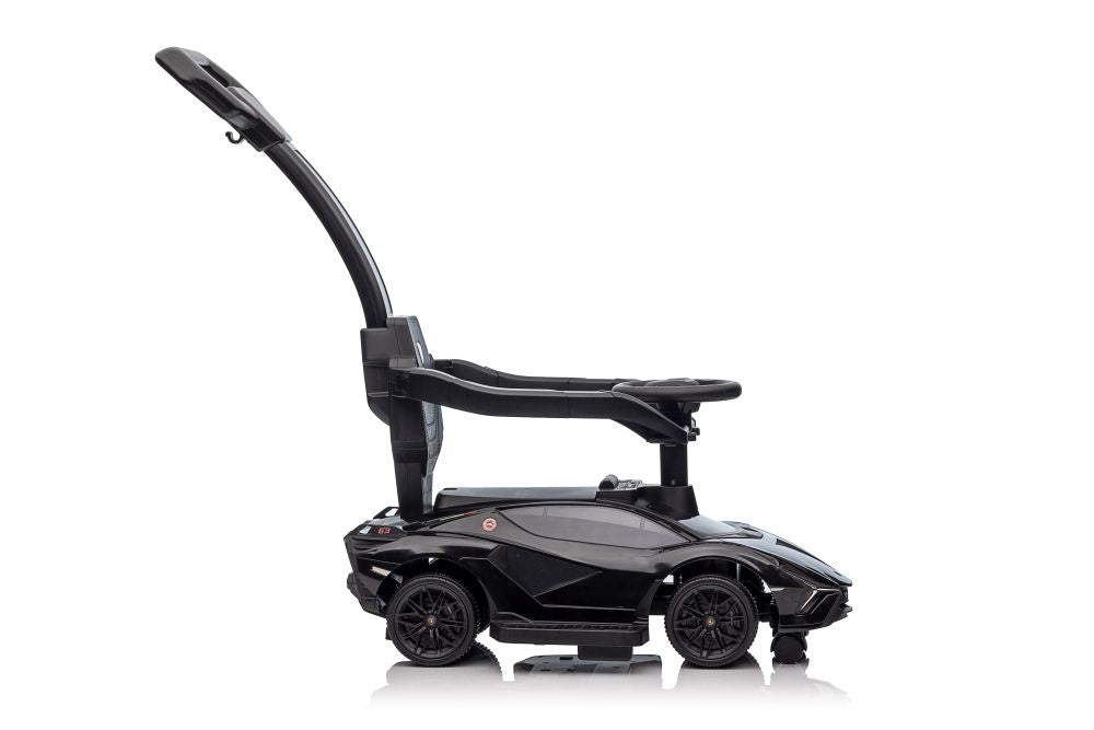 Lamborghini QLS-996T Ride-on With Pusher Black
