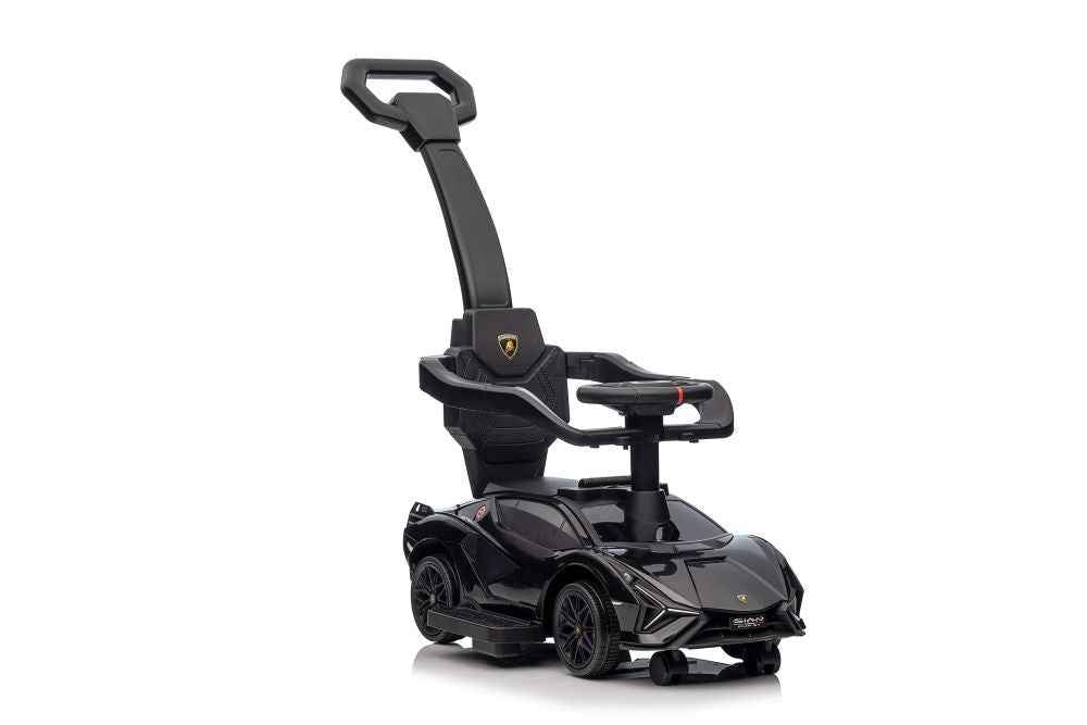 Lamborghini QLS-996T Ride-on With Pusher Black