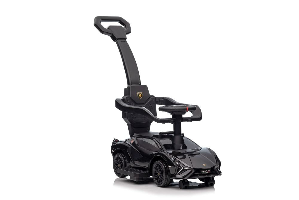 Lamborghini QLS-996T Ride-on With Pusher Black