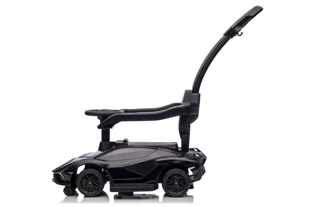 Lamborghini QLS-996T Ride-on With Pusher Black