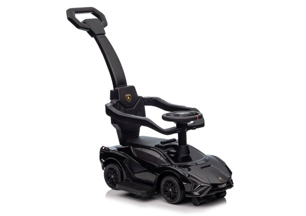 Lamborghini QLS-996T Ride-on With Pusher Black