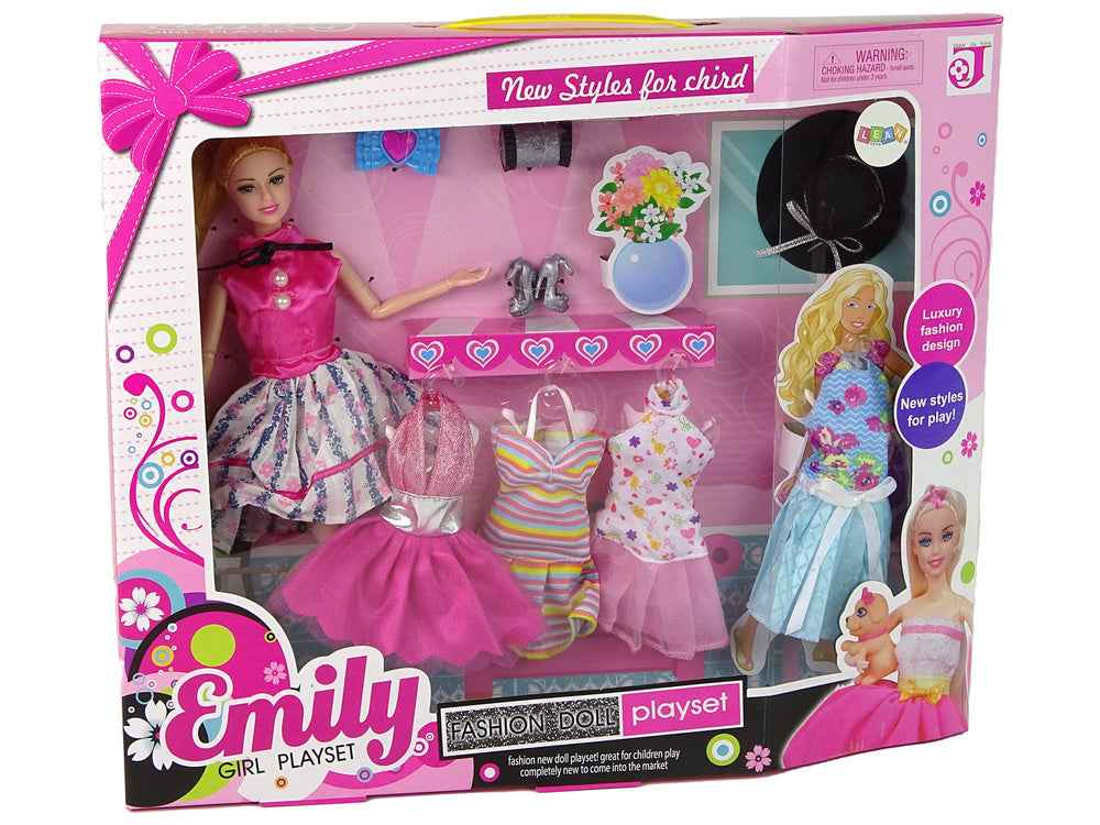 Accessoires pour poupée bébé Emily, robes amovibles