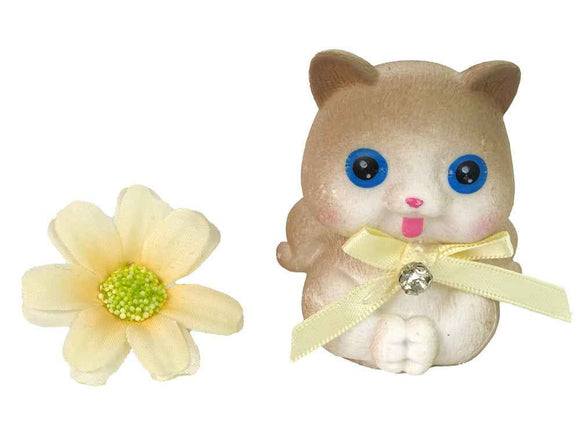 Baby Doll Emily Long Hair Kitten Flower