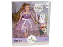 Emily Long Hair White Cat Baby Doll