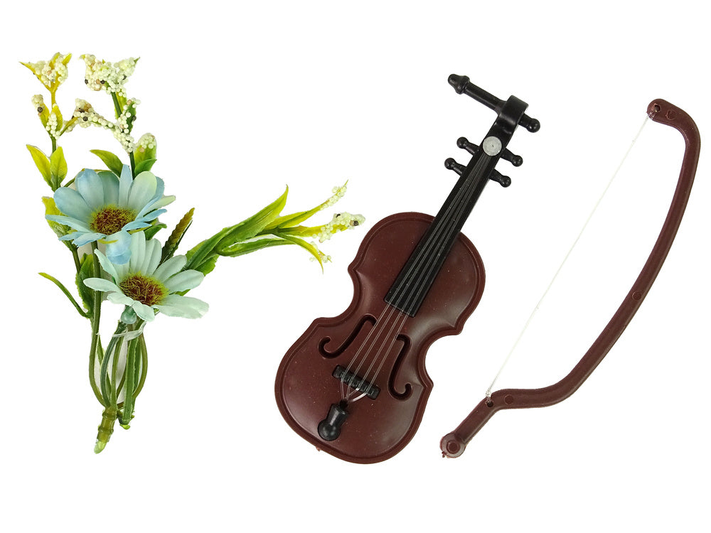 Poupée bébé Emily Violon Fleurs
