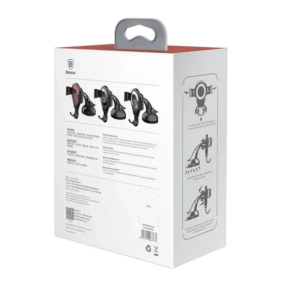 Gravity car mount Baseus Osculum for phone (red)