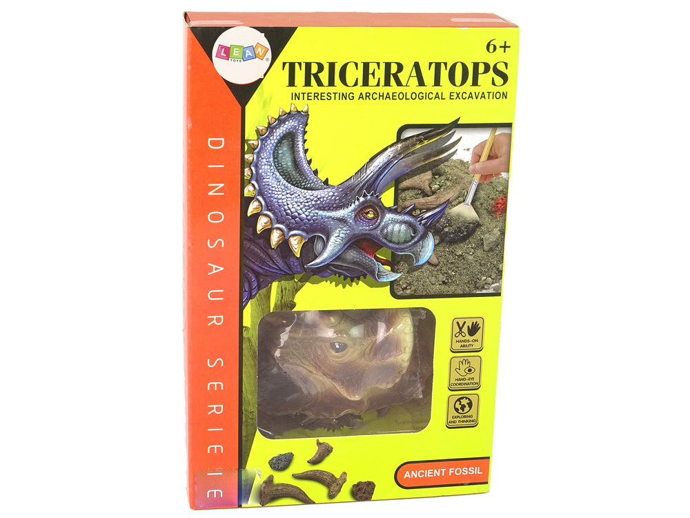 Kit éducatif sur l'excavation du dinosaure Triceratops