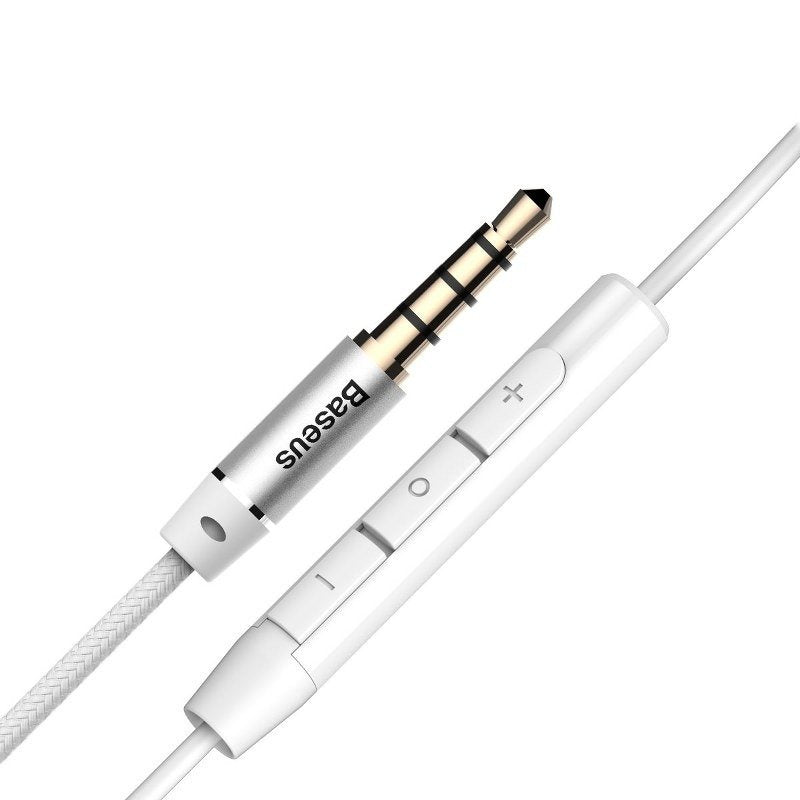 Écouteurs intra-auriculaires filaires Baseus Encok H06 argent (NGH06-0S)