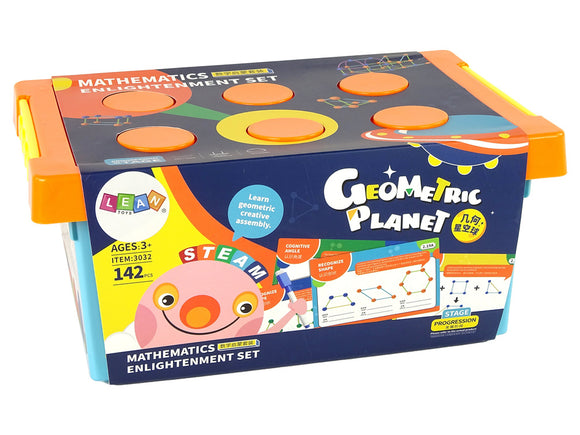 3D Constructive Geometric Bricks Set 142el.