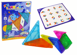 Puzzle Tangram 7 blocs magnétiques