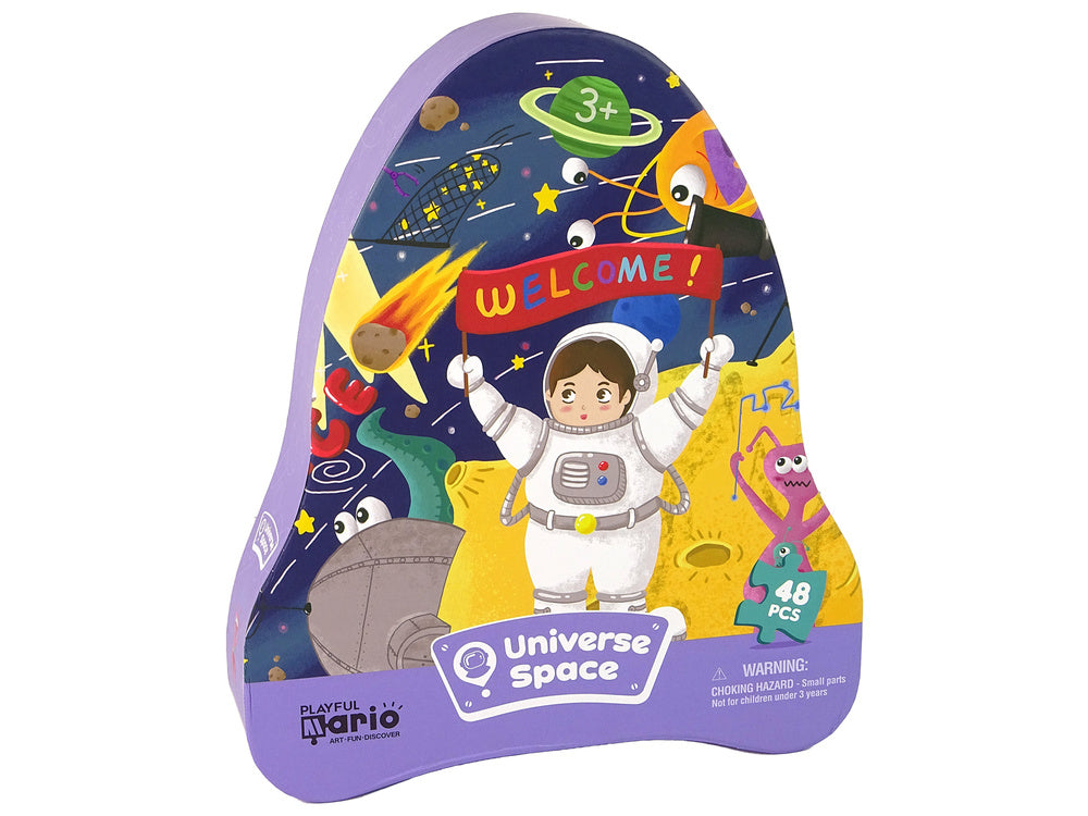 Puzzle espace planètes ufo 48 pièces
