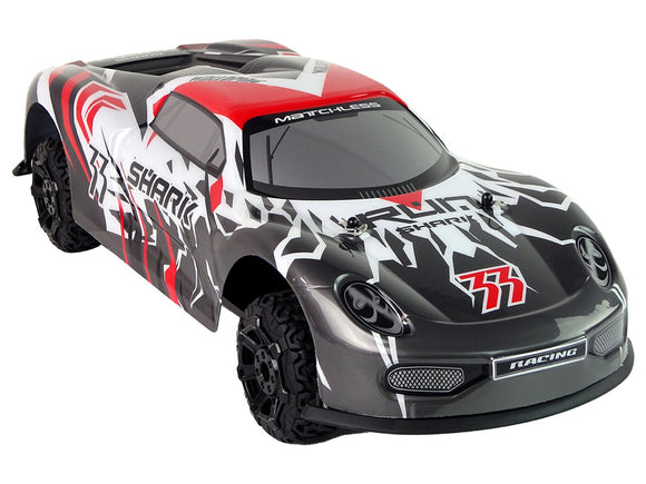Voiture de sport R/C 1:8 Gris Blanc