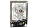 Puzzle Couleurs 500 Éléphant