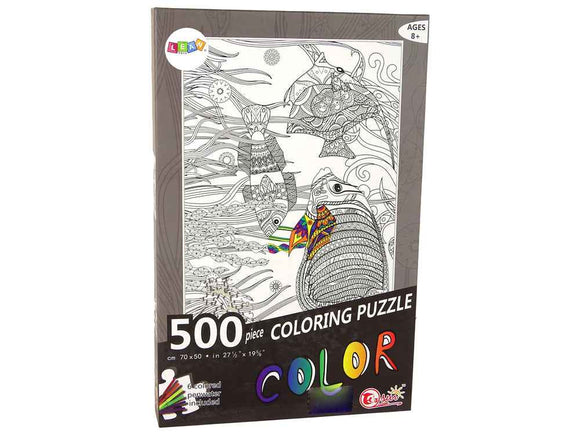 Puzzles à colorier 500 pièces Poisson Océan