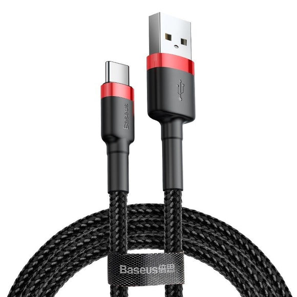 Baseus Cafule USB cable 2 m USB A USB C Black, Red