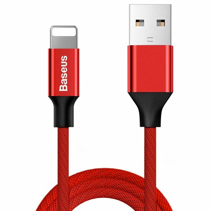 Câble Baseus Yiven Lightning 180 cm 2A - rouge
