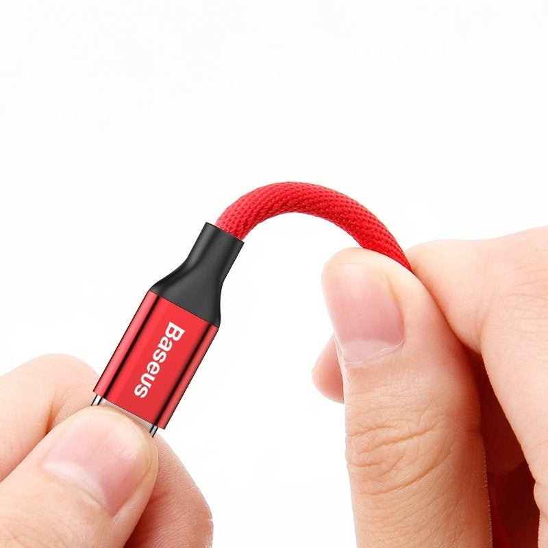Câble Baseus Yiven Lightning 180 cm 2A - rouge