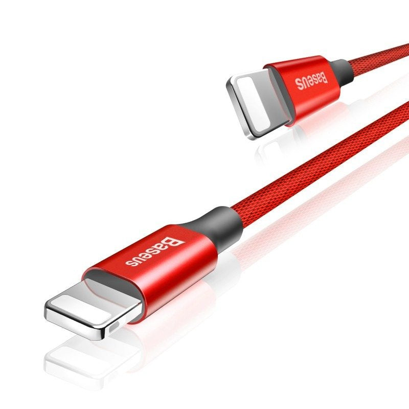 Câble Baseus Yiven Lightning 180 cm 2A - rouge