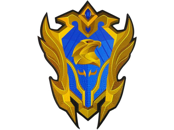 Ensemble d'épée et de bouclier de guerrier bleu en mousse EVA.