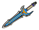 Ensemble d'épée et de bouclier de guerrier bleu en mousse EVA.
