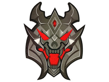 Ensemble épée et bouclier de guerrier noir en mousse eva.