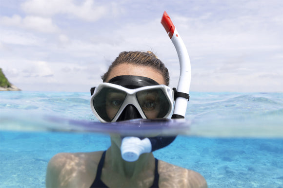 Diving Set White Mask Snorkel Bestway 24069