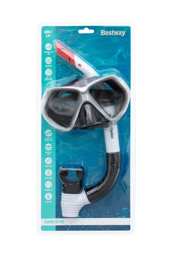 Diving Set White Mask Snorkel Bestway 24069