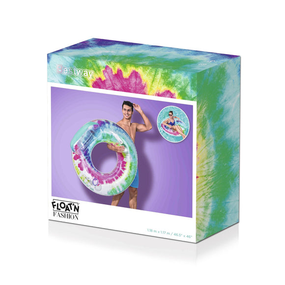 Inflatable Swimming Ring Tie Dye 118 cm Bestway 43637