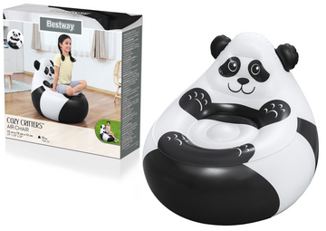 Fauteuil gonflable panda 72 x 72 x 64 cm bestway 75116