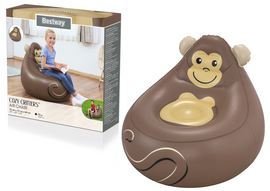 Fauteuil gonflable monkey 72 x 72 x 64 cm bestway 75116