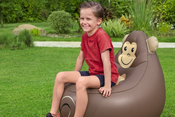 Fauteuil gonflable monkey 72 x 72 x 64 cm bestway 75116
