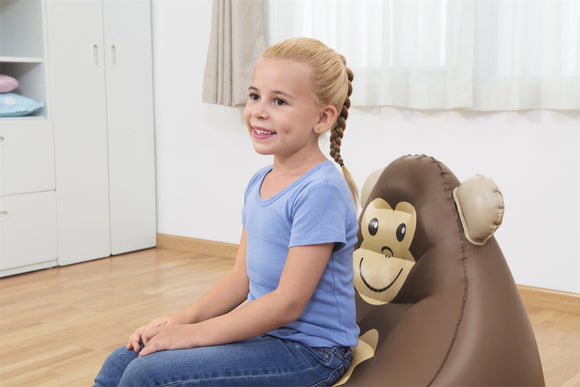 Fauteuil gonflable monkey 72 x 72 x 64 cm bestway 75116