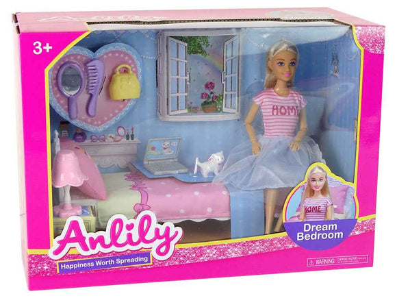 Anlily doll in the Bedroom Accessories Furniture for Kids